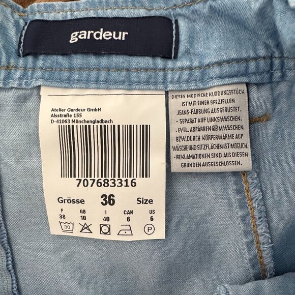 Pre-Loved GARDEUR Button Down Denim Maxi Skirt - Size 6 US - Picture 10 of 10